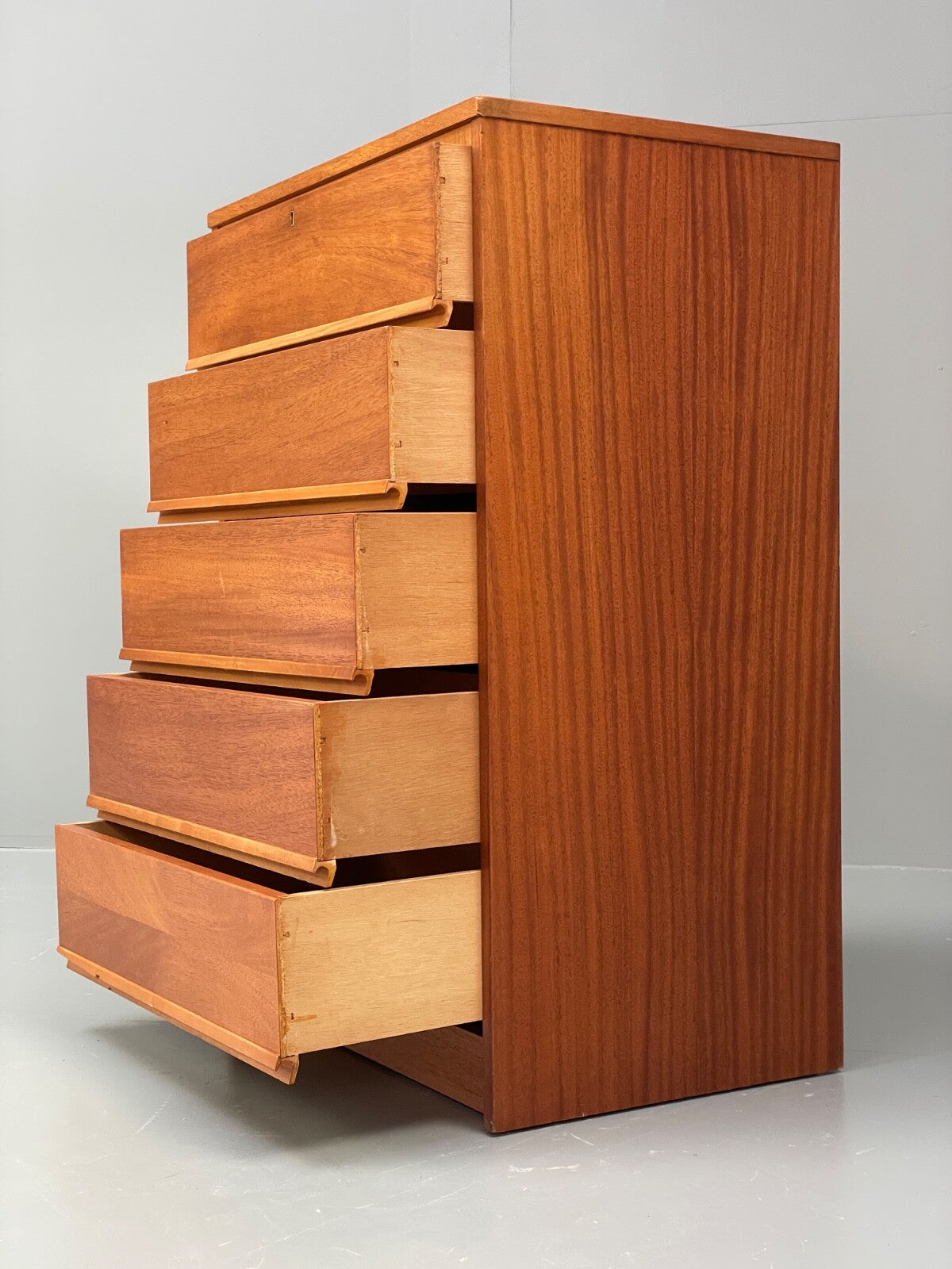 Vintage Teak Chest Of Drawers 1970s Design Homecharm EB9731 MWOO - UKDK FURNITURE