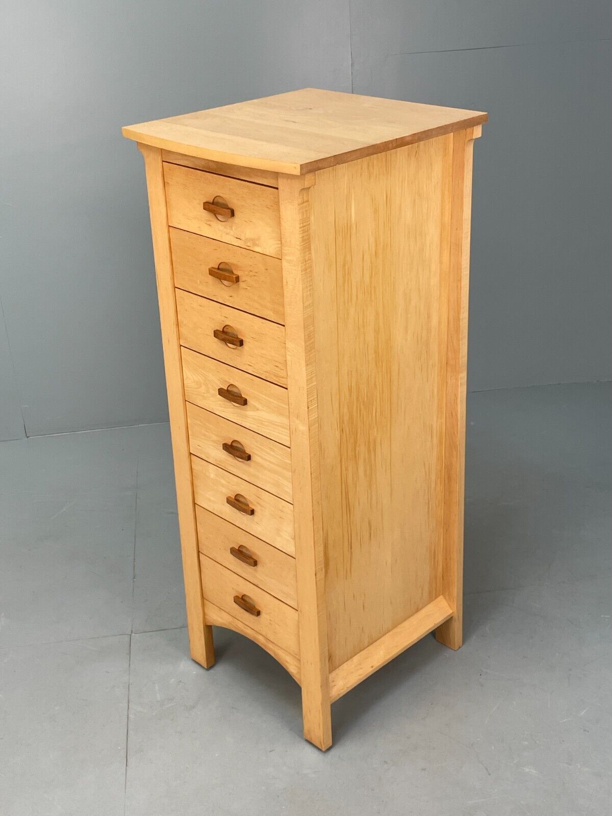 Modern Solid Tallboy Chest Of Drawers Berkeley By Copeland EB9122 MWOO - UKDK FURNITURE