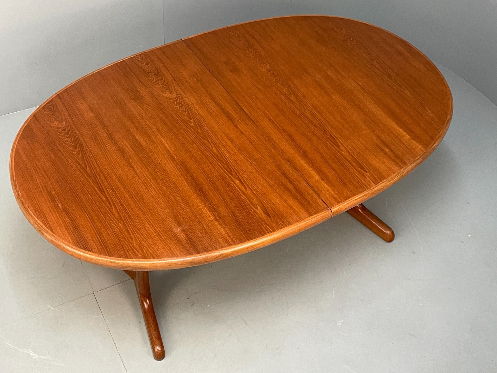 Vintage Teak Extending Dining Table Danish By Dyrlund Retro Solid EB9420 MWOO - UKDK FURNITURE
