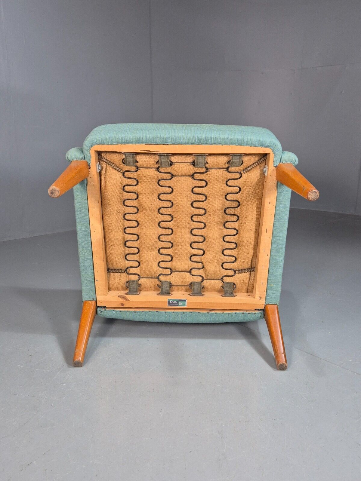 Midcentury Swedish Blue Lounge Chair By DUX 1960s Retro EB7662 MNOR - UKDK FURNITURE