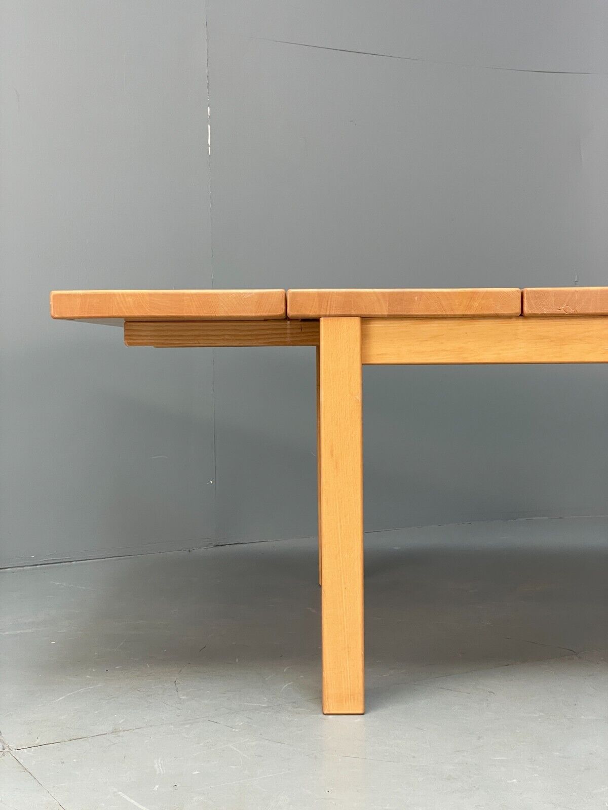 Vintage Danish Coffee Table By Rubby Solid Beech Extension EB8825 MWOO - UKDK FURNITURE