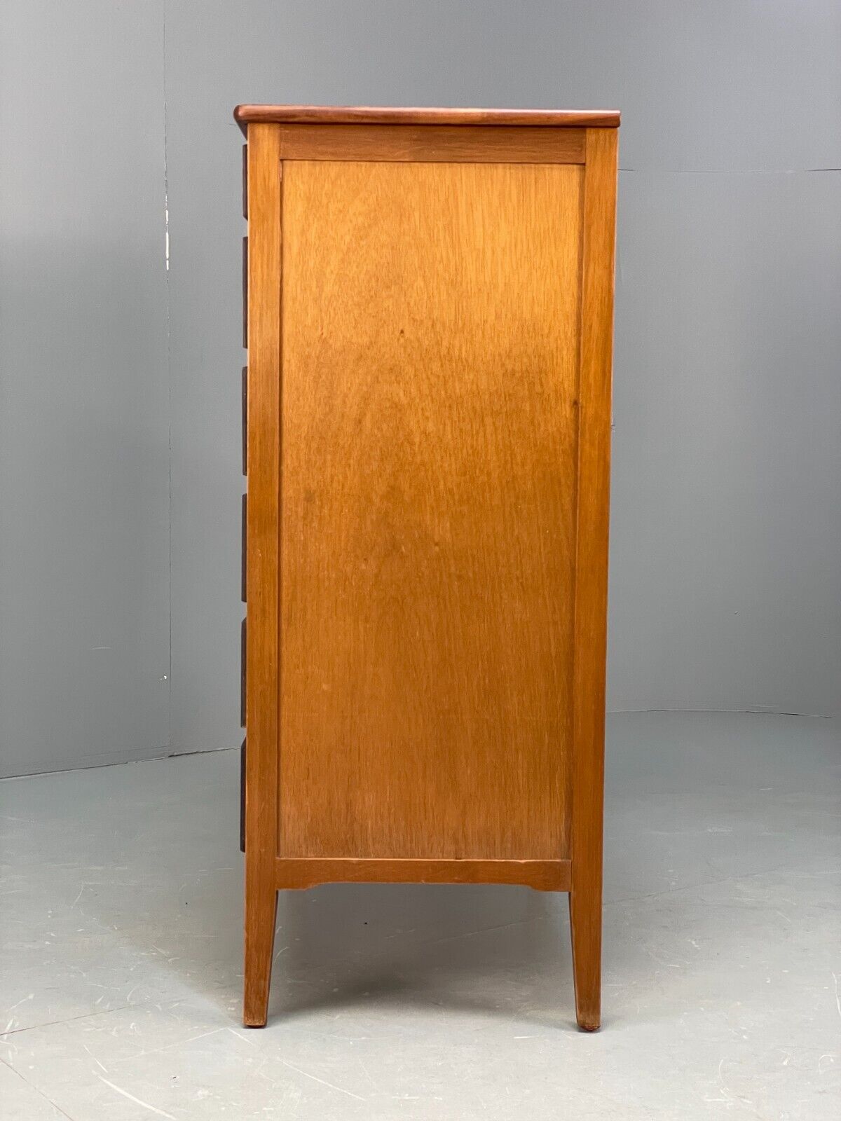 Vintage Danish Teak Chest Of Drawers Solid Handles Mid Century EB9117 MWOO - UKDK FURNITURE