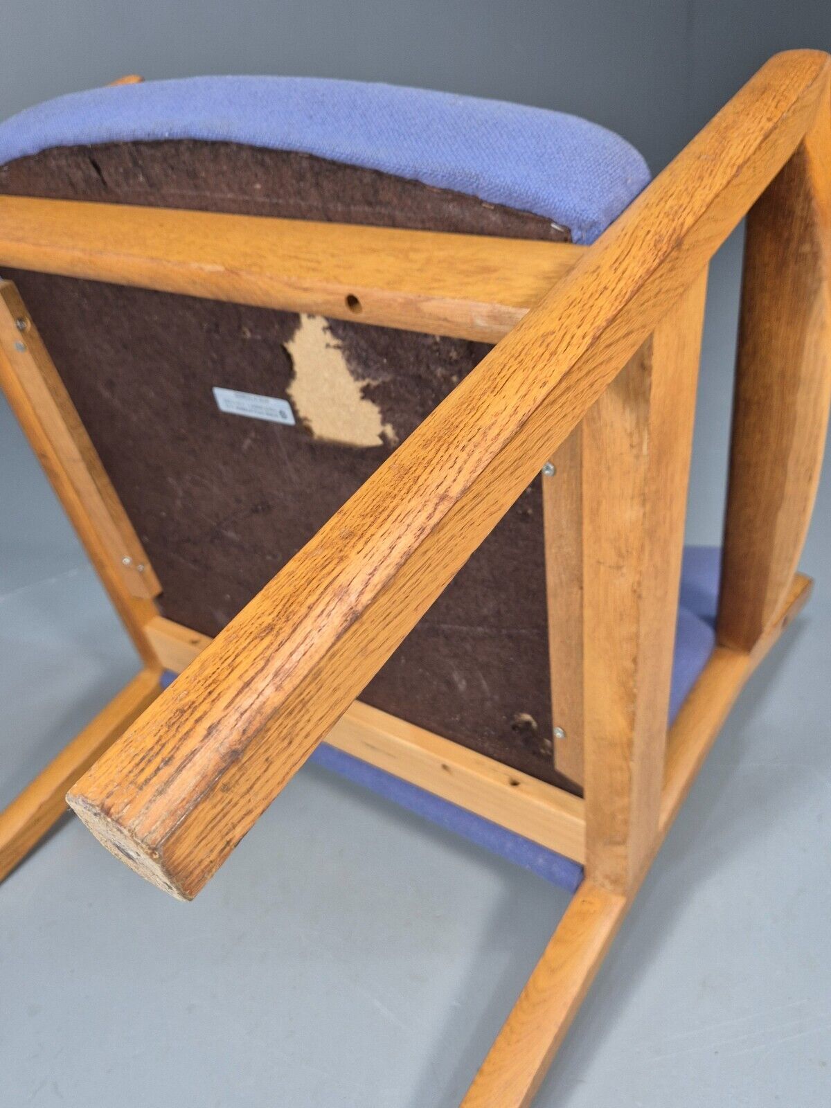 Vinrtage Danish Oak Framed Lounge Chair by Soro Stolefabrik 1990s EB9053 MNOR - UKDK FURNITURE