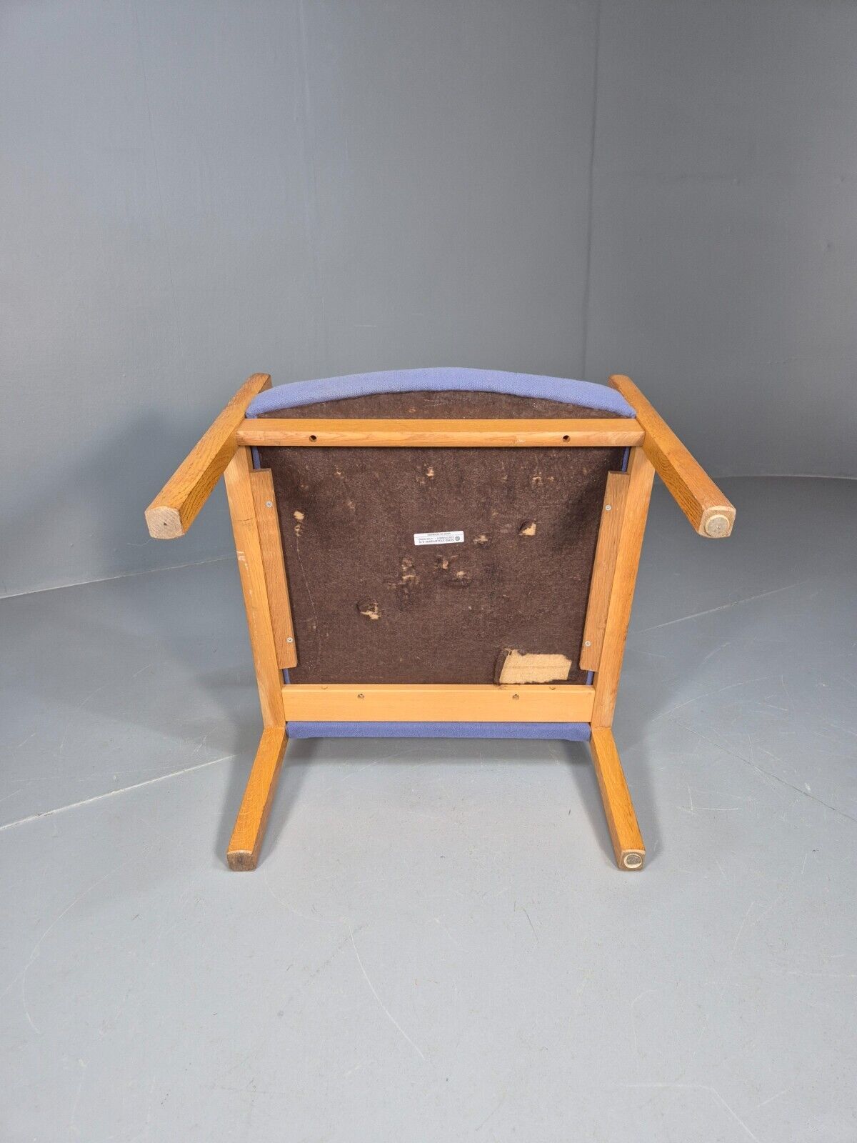 Vinrtage Danish Oak Framed Lounge Chair by Soro Stolefabrik 1990s EB9445 MNOR - UKDK FURNITURE