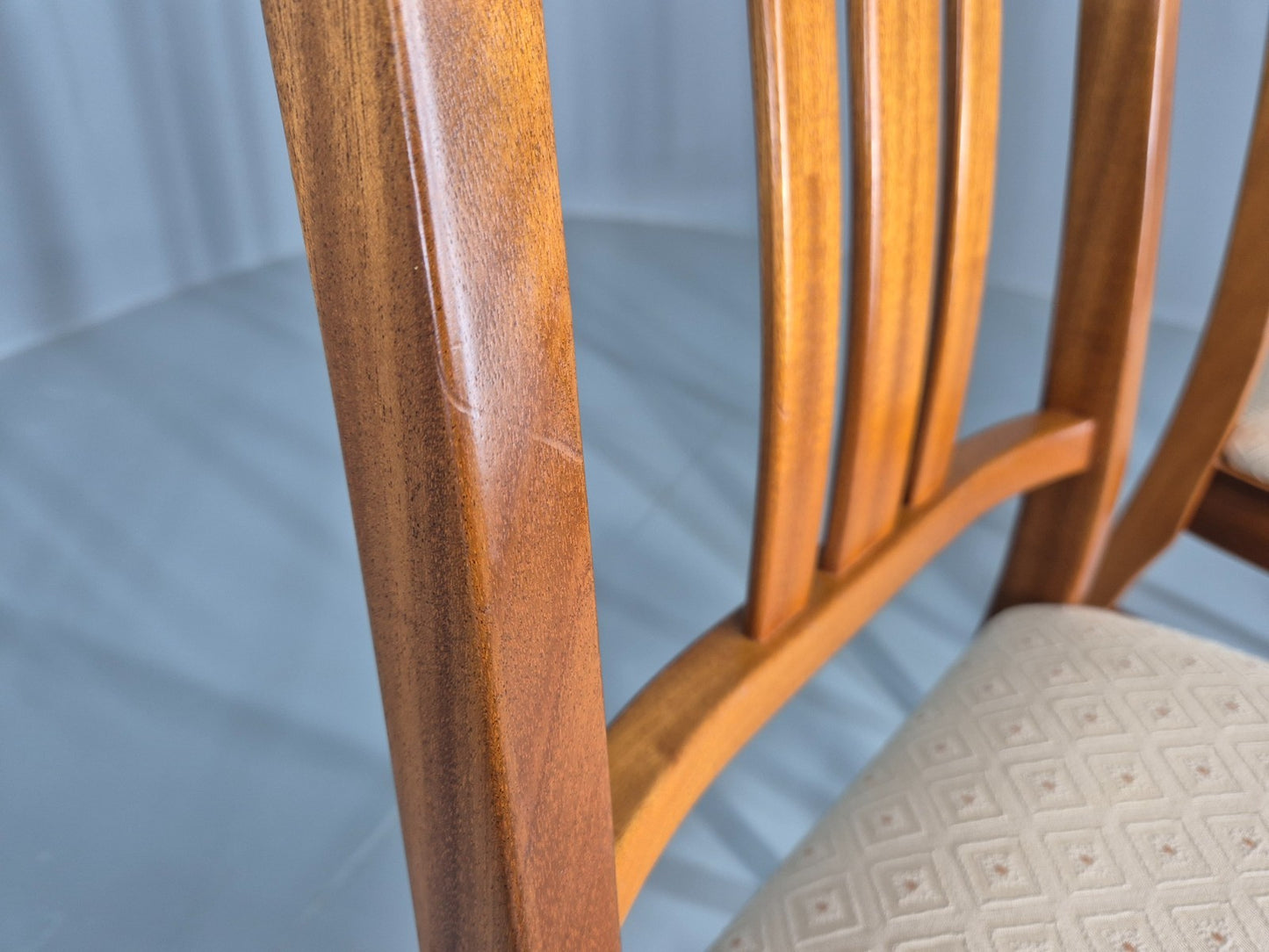 4 Vintage Teak Dining Chairs Mid Century Retro Nathan EB11886 MDIN17