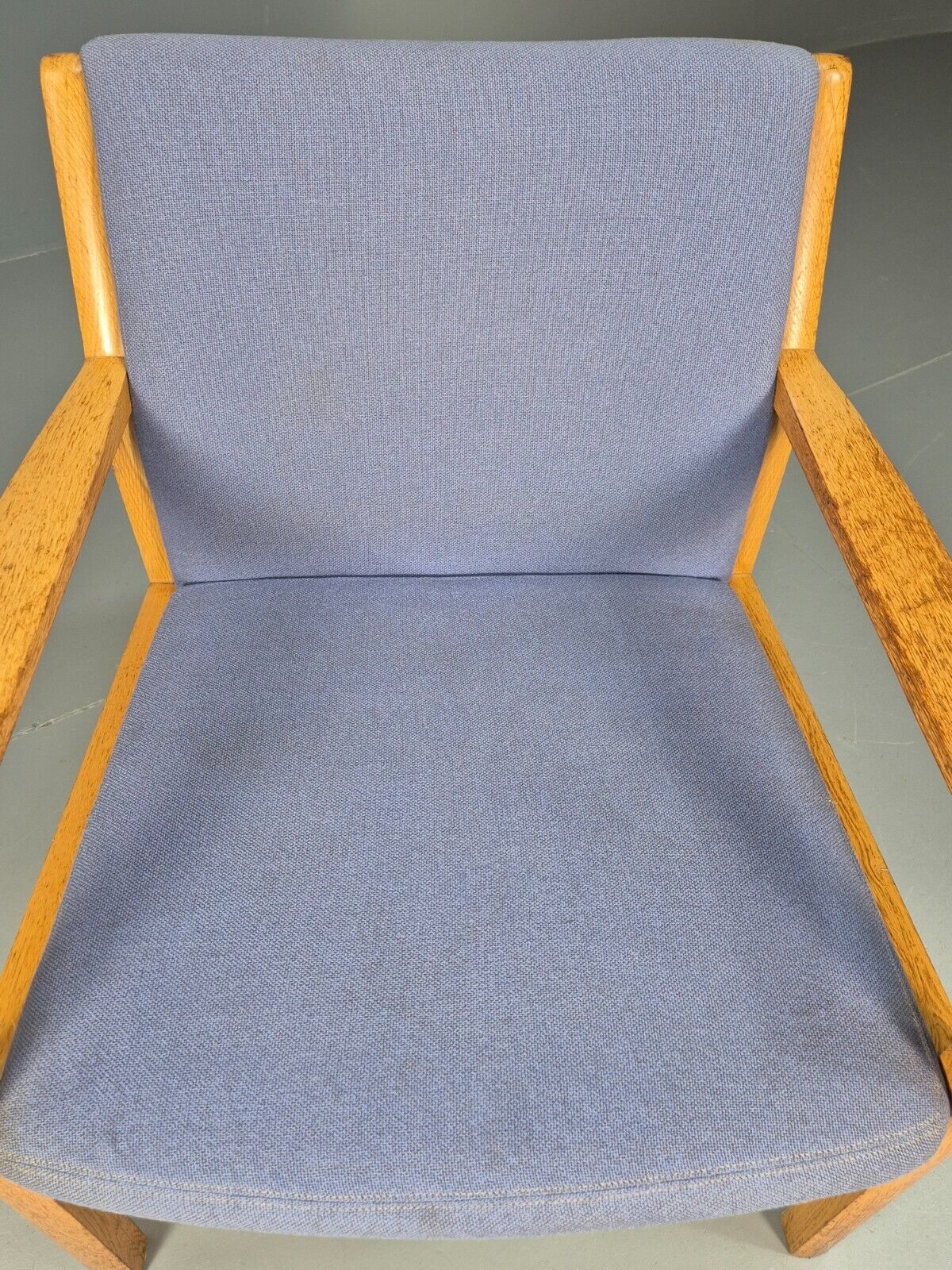 Vinrtage Danish Oak Framed Lounge Chair by Soro Stolefabrik 1990s EB9053 MNOR - UKDK FURNITURE