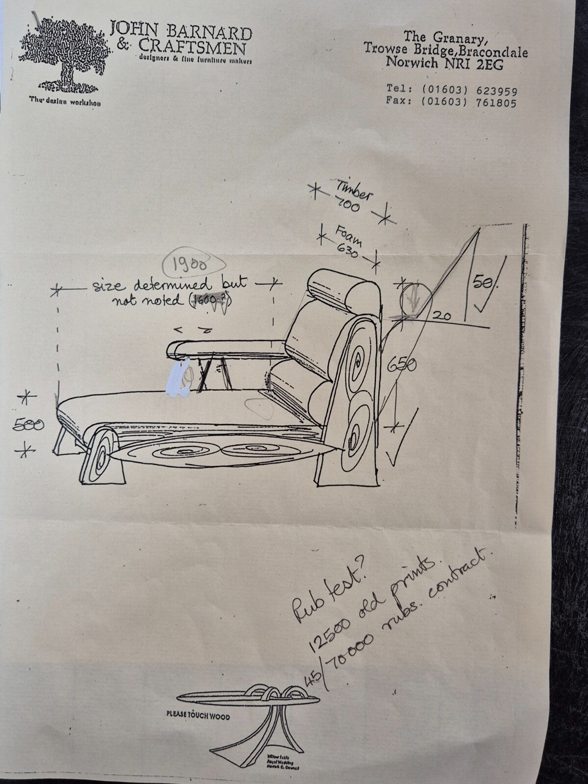 Vintage Modern Design Chaise Lounge By John Barnard in 1996 EB9675 VCHA - UKDK FURNITURE