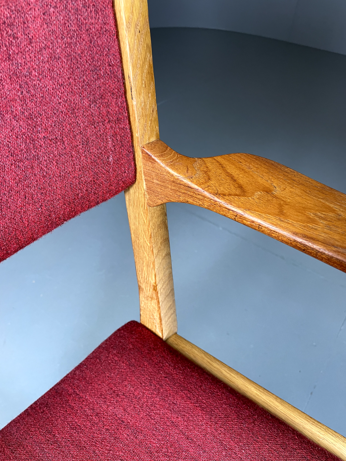 Vintage Danish Oak and Teak Desk Chair, MCM, Retro, 1950s, 1960s, EB5384 MDIN - UKDK FURNITURE