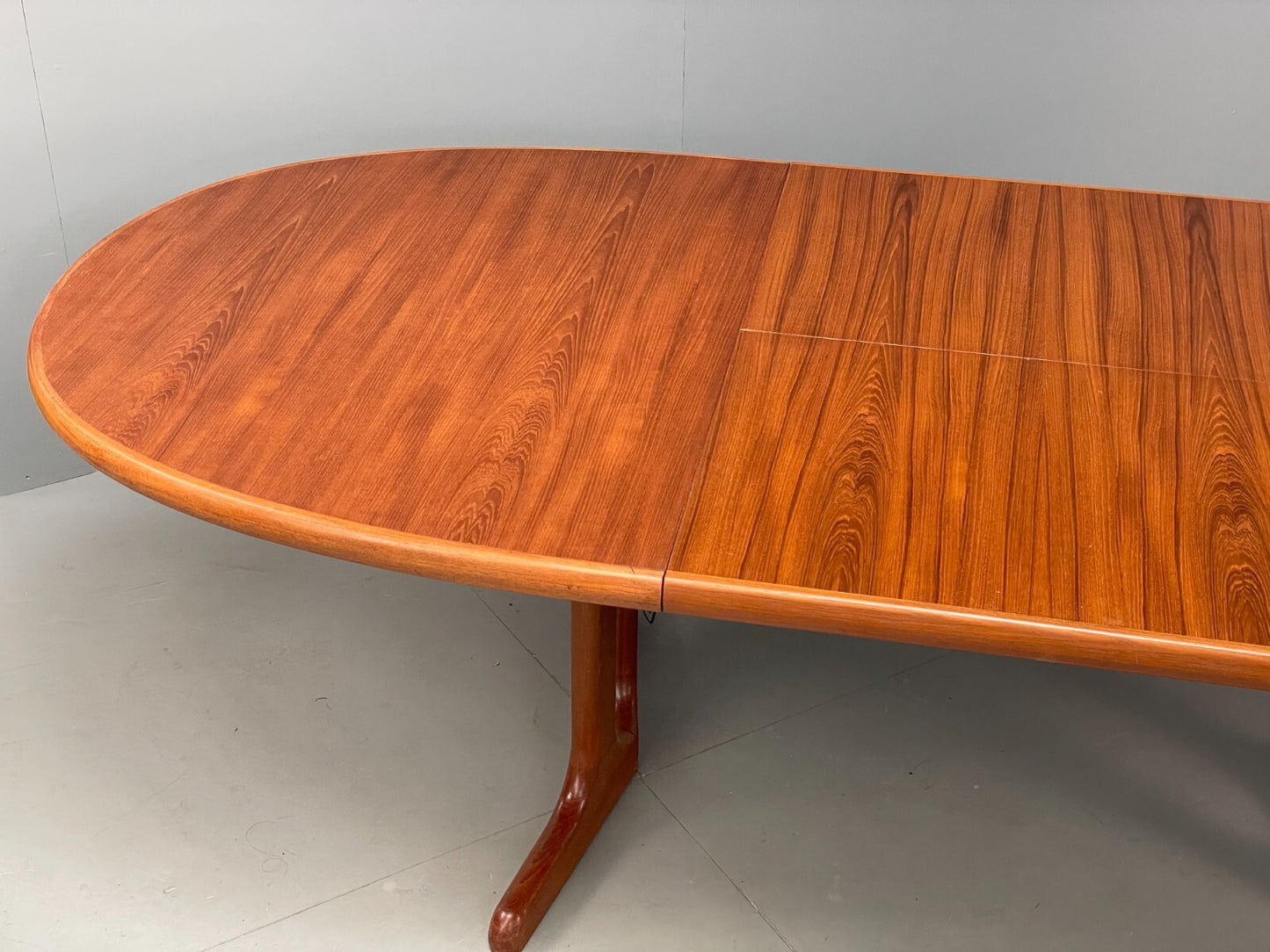 Vintage Teak Extending Dining Table Danish By Dyrlund Retro Solid EB9420 MWOO - UKDK FURNITURE