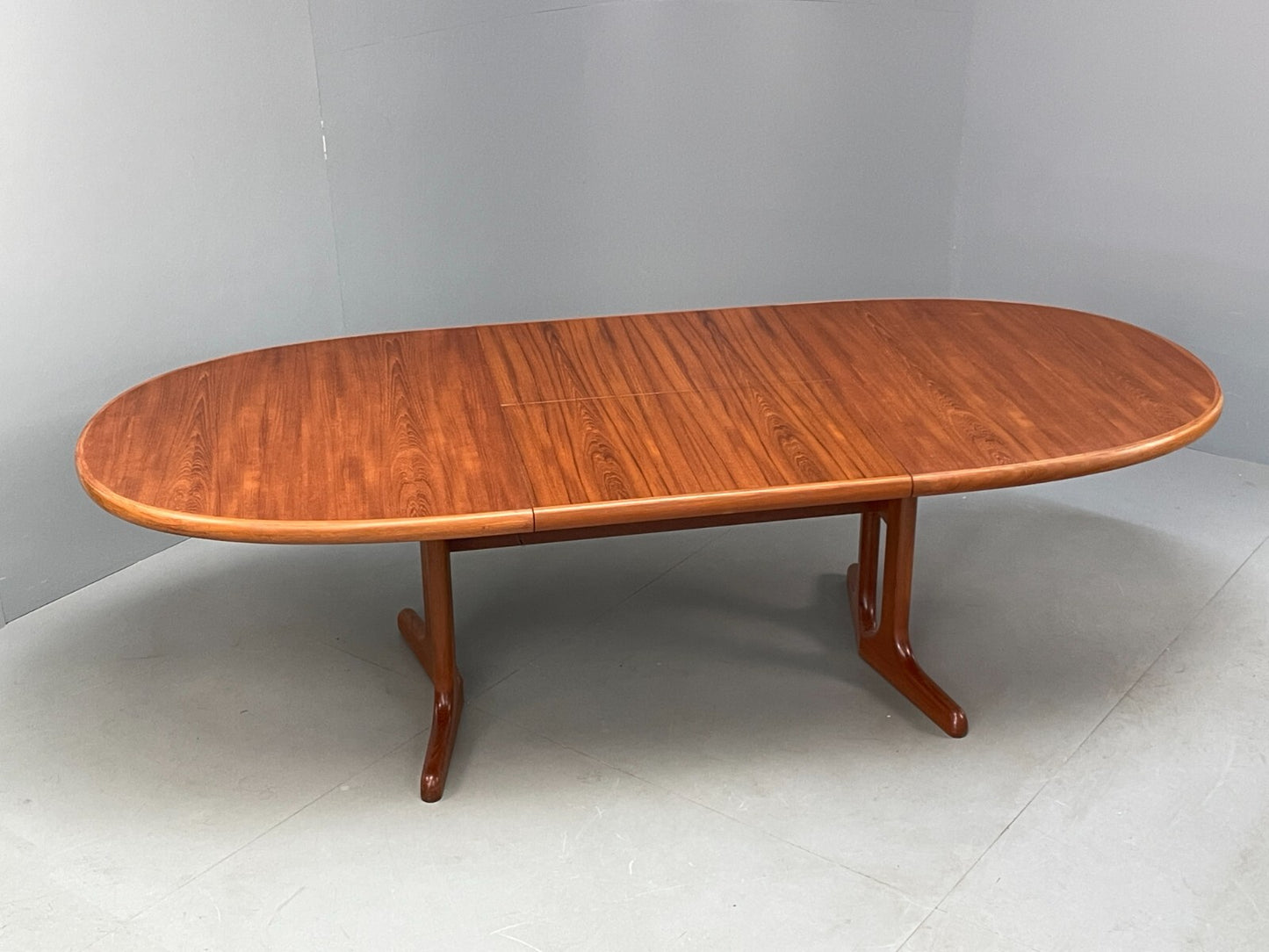 Vintage Teak Extending Dining Table Danish By Dyrlund Retro Solid EB9420 MWOO - UKDK FURNITURE