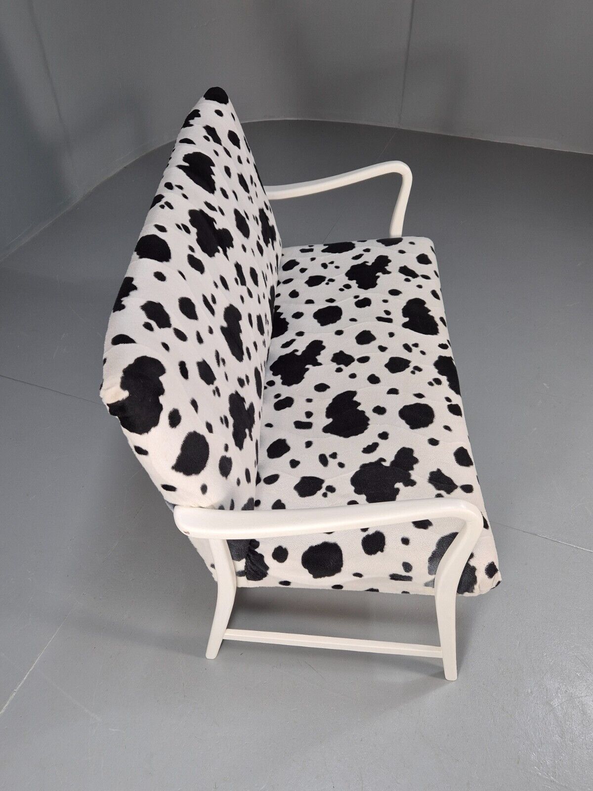 Vintage Danish Mid Century Sofa Cow Print Retro 1950s MCM EB9393 M2SS - UKDK FURNITURE