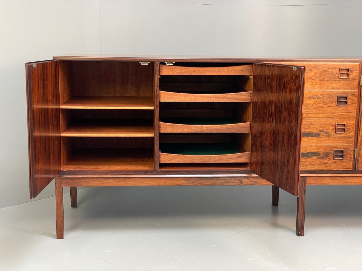 Mid Century Danish Sideboard Bernhard Petersen & Son Vintage Drawers EB9730 MWOO - UKDK FURNITURE
