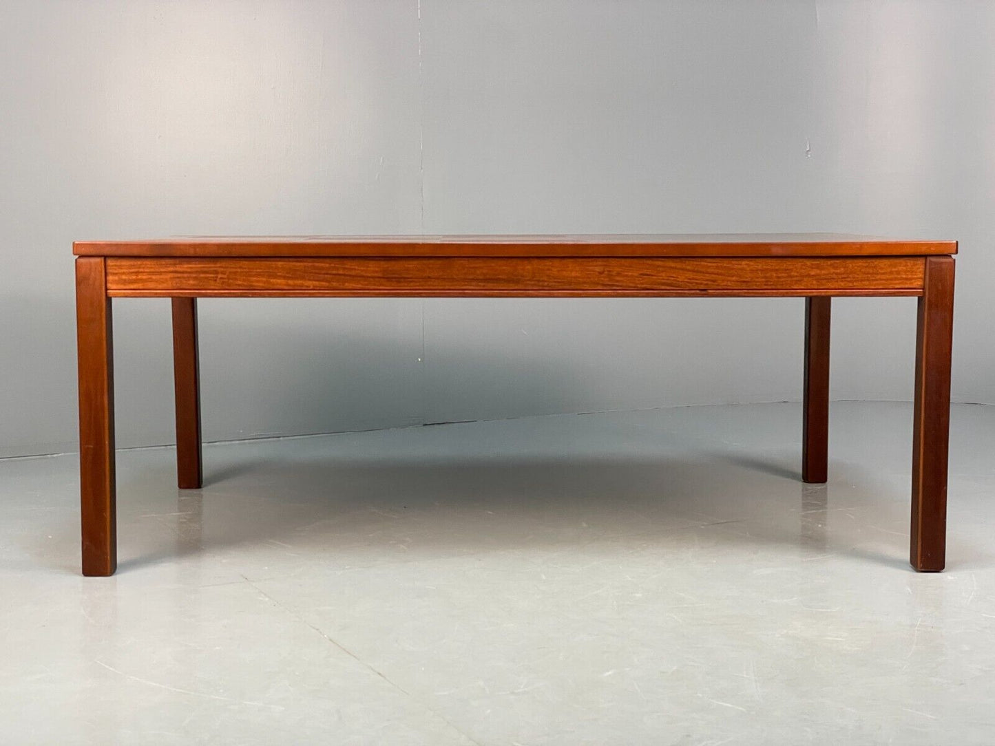Midcentury Rectangular Chequerboard Pattern Coffee Table By Heggen EB8670 MWOO - UKDK FURNITURE