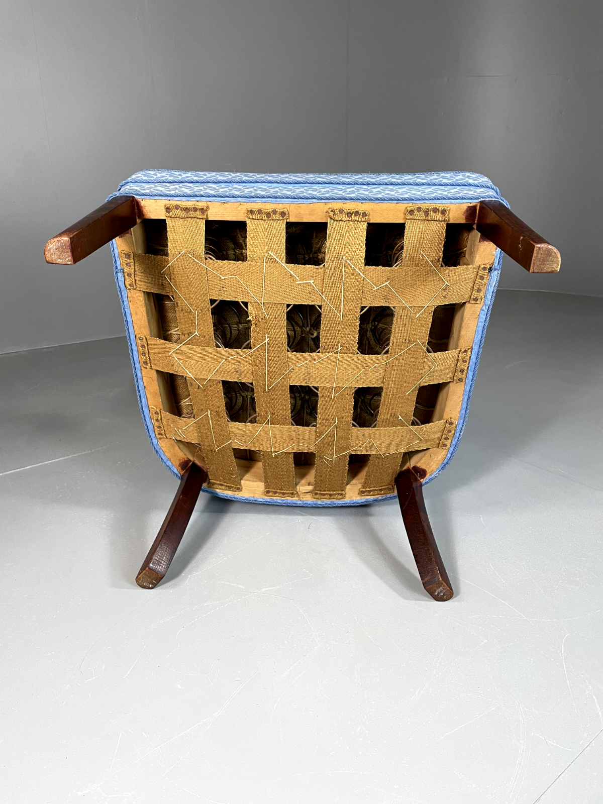 Vintage Danish High Back Lounge Chair, MCM, Retro, EB6006 MNOR - UKDK FURNITURE