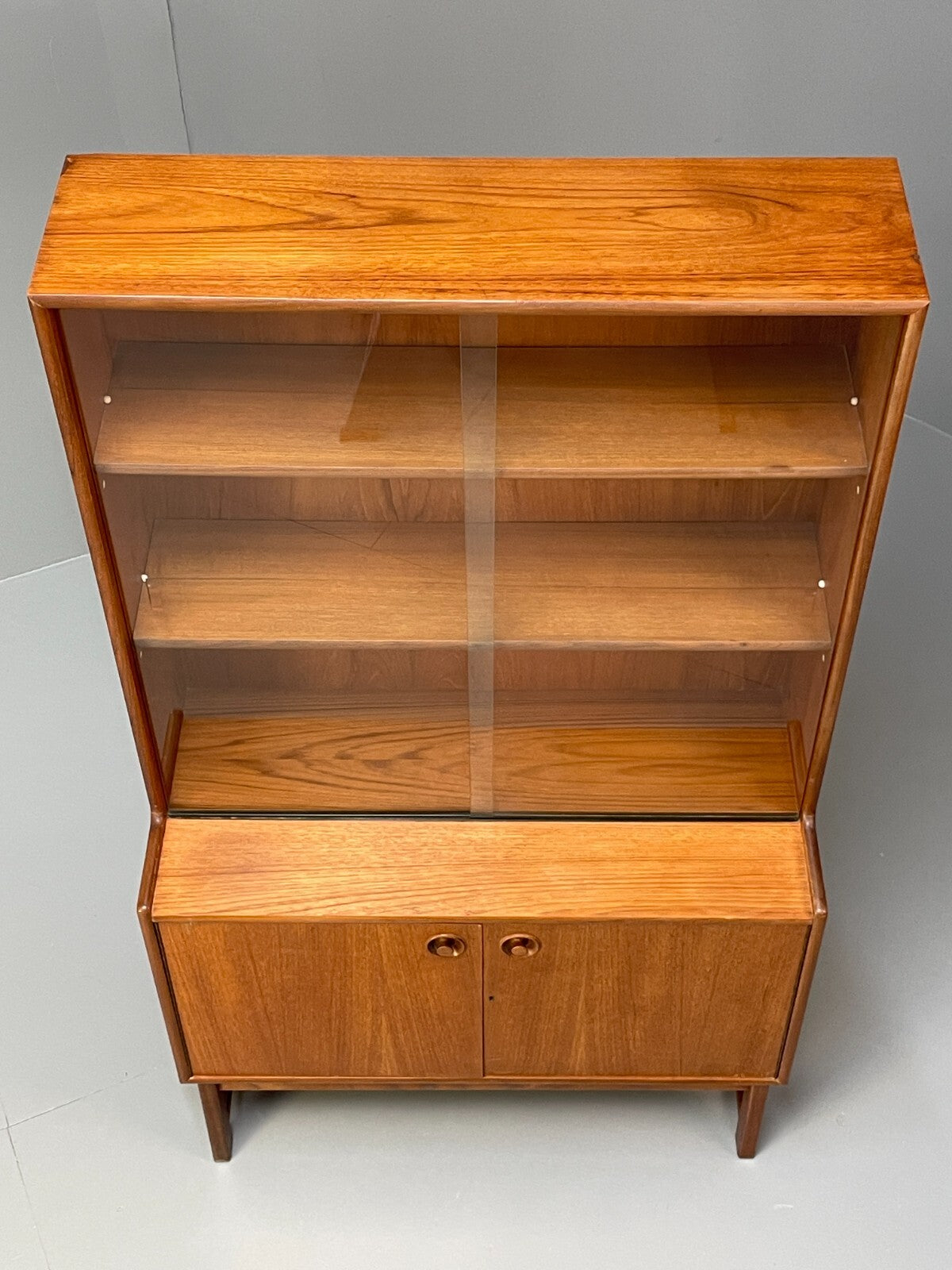 Vintage 1960s Teak Wall Unit By Tunridge Furniture Mid Century EB9528 MWOO - UKDK FURNITURE