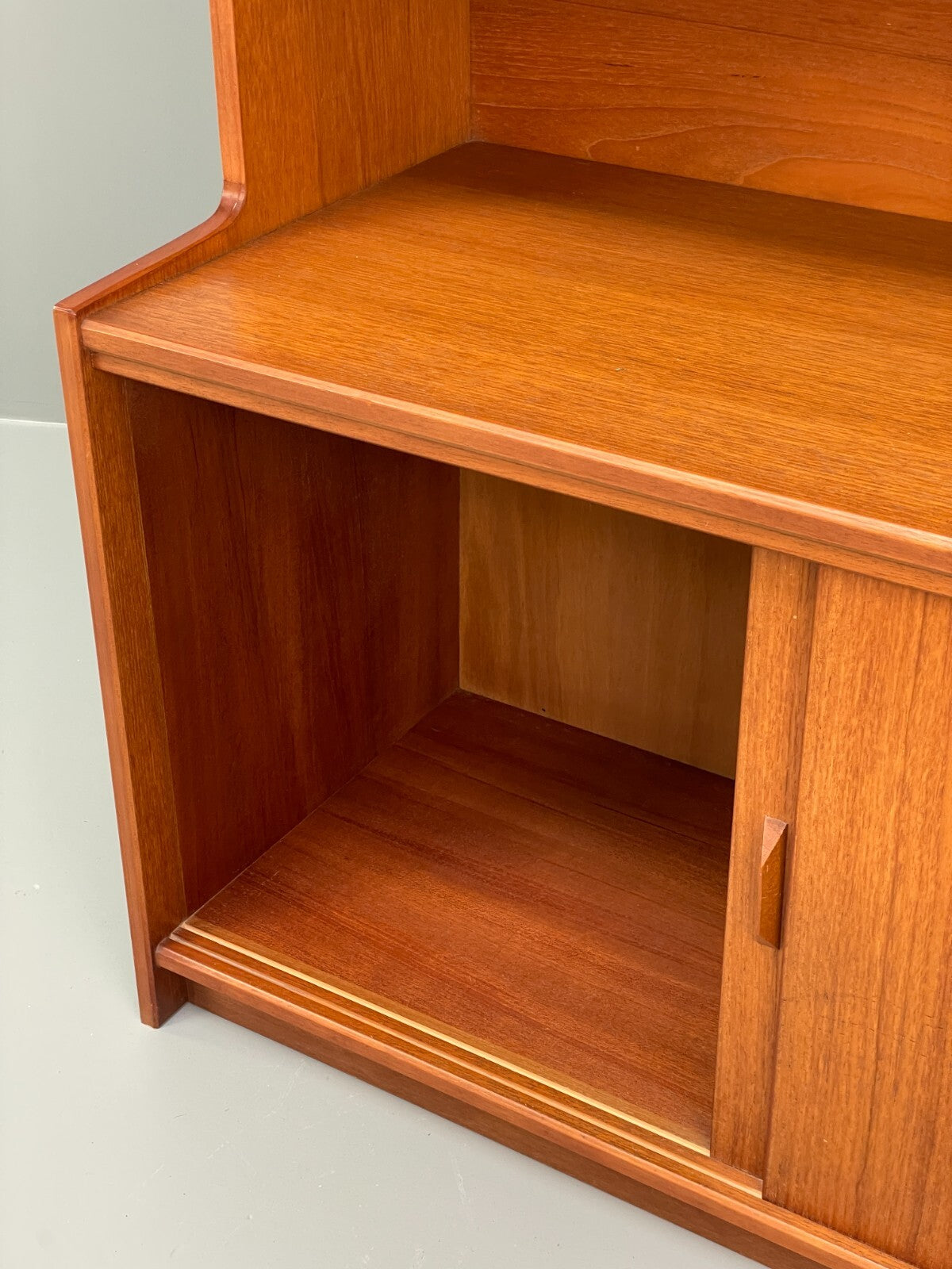 Vintage Teak Wall Unit By Gibbs Furniture 1970s Drinks Cabinet EB9526 MWOO - UKDK FURNITURE