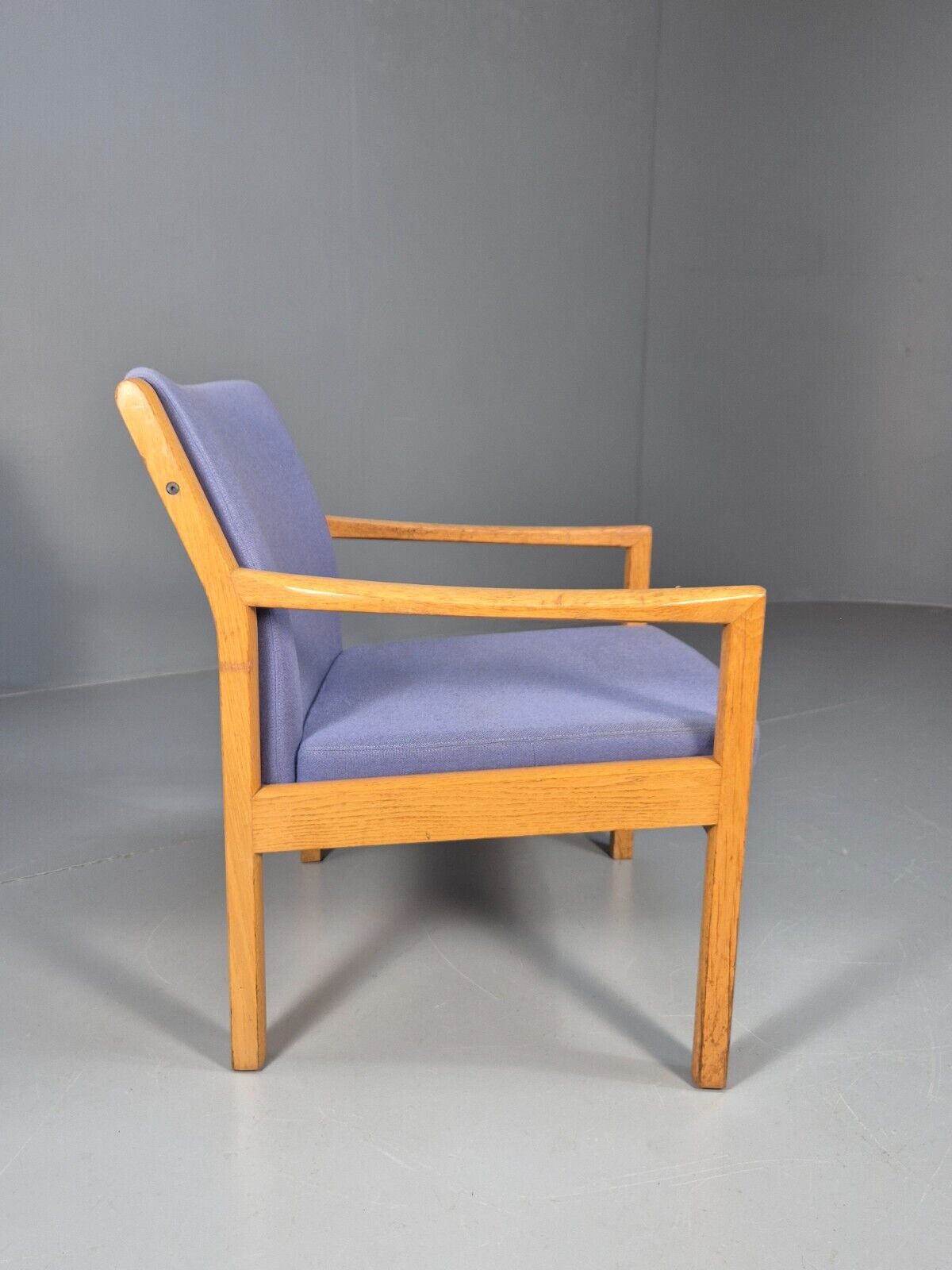 Vinrtage Danish Oak Framed Lounge Chair by Soro Stolefabrik 1990s EB9053 MNOR - UKDK FURNITURE