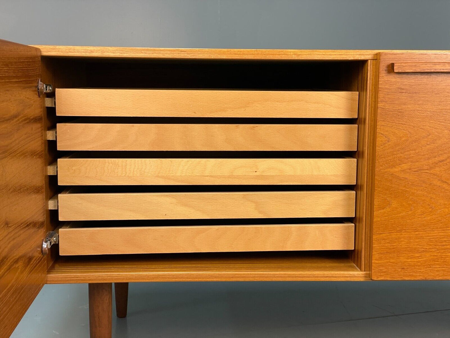 Midcentury Danish Teak Cabinet By Ib Kofod Larsen Vintage Storage EB8659 MWOO - UKDK FURNITURE
