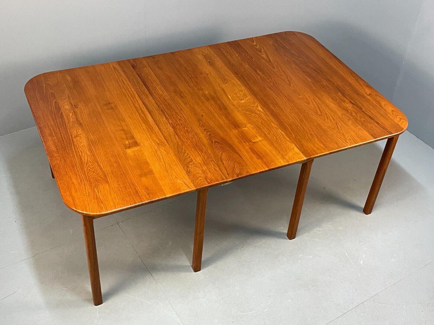 Vintage Solid Teak Extending Modular Rectabgular Dining Table Unique EB8848 MWOO - UKDK FURNITURE