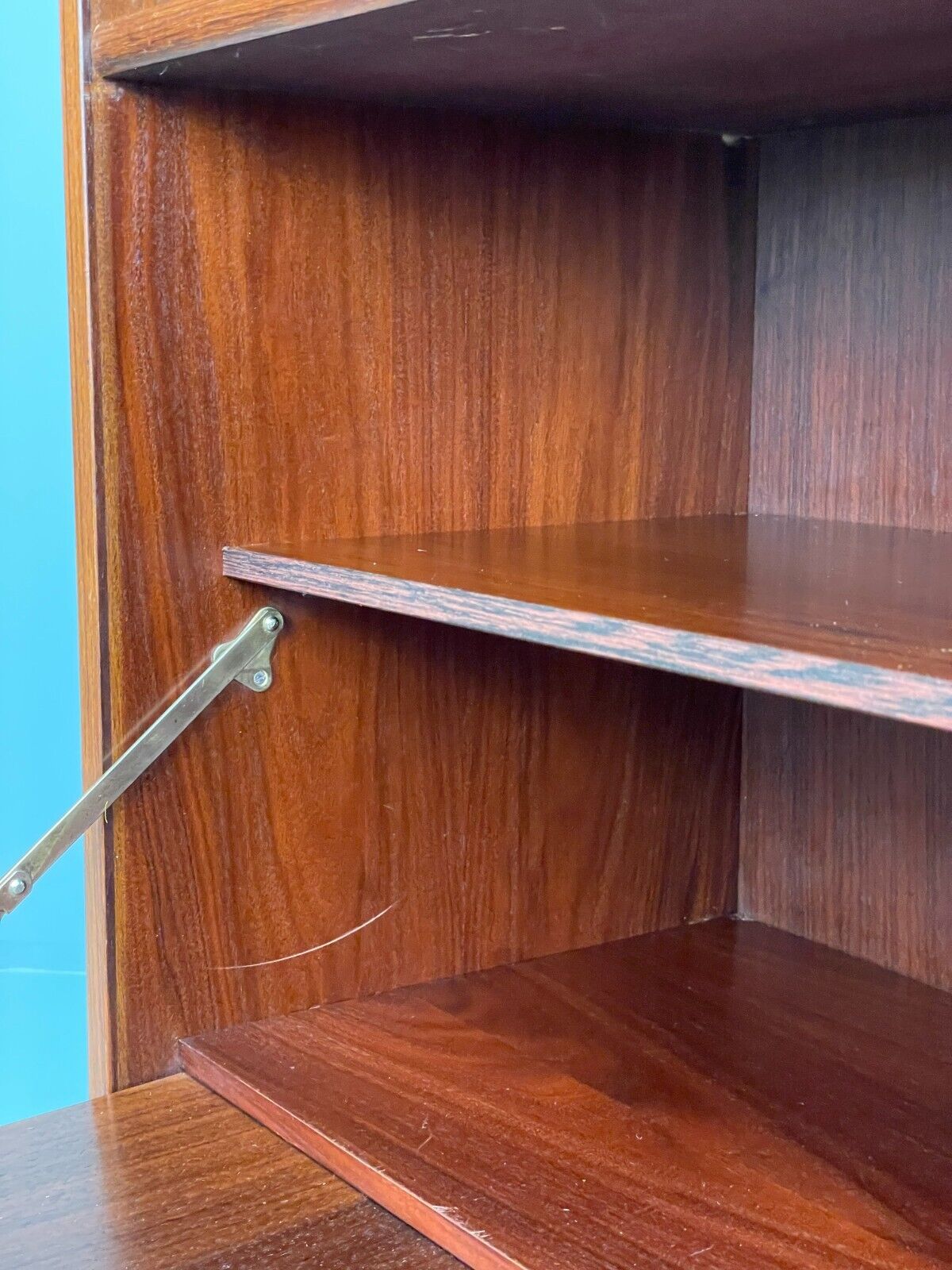 Vintage Danish Bookcase Drinks Cabinet Drop Door Torben B Nielsen EB8727 MWOO - UKDK FURNITURE