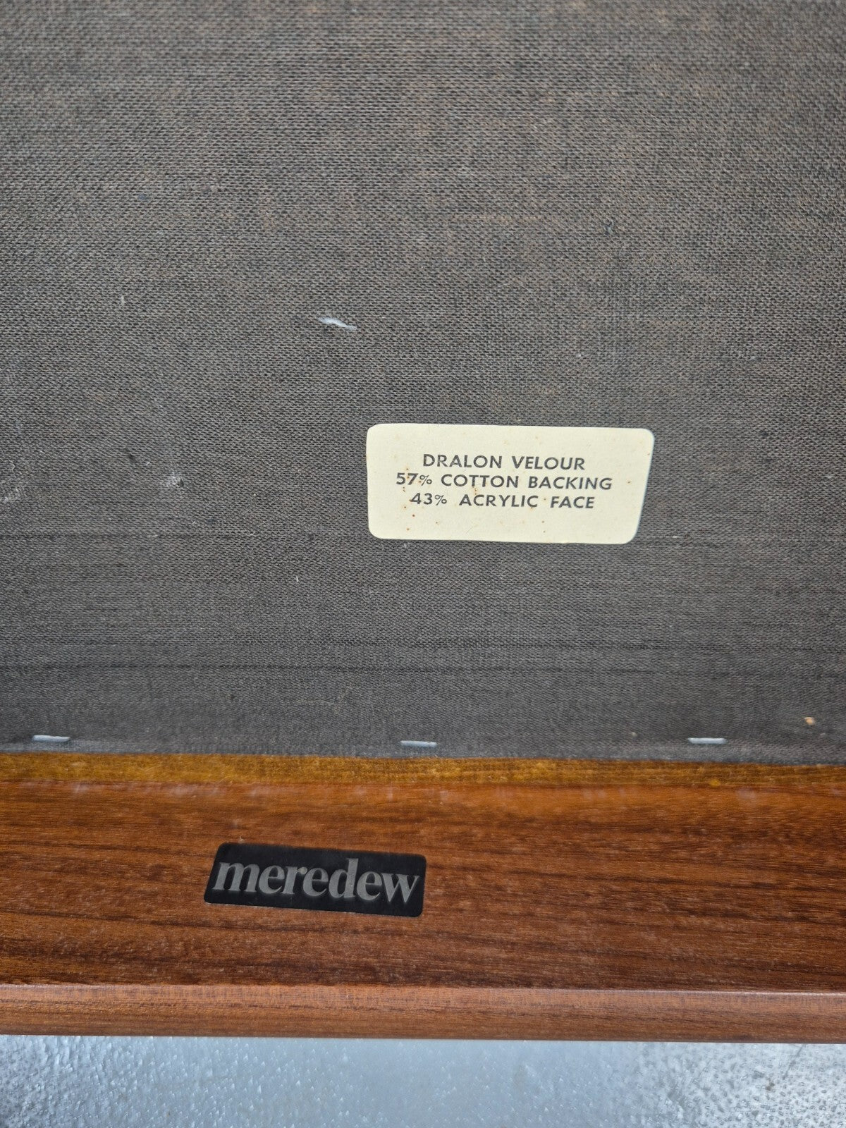 10 Vintage Meredew Teak Dining Chairs Gold Velour Upholstery 1970s EB9411 MDIN - UKDK FURNITURE