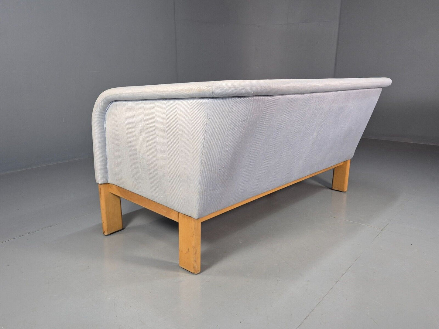 Vintage Swedish 2 Seat Sofa Blue Wool MId century Retro 1970s EB7669 M2SS - UKDK FURNITURE