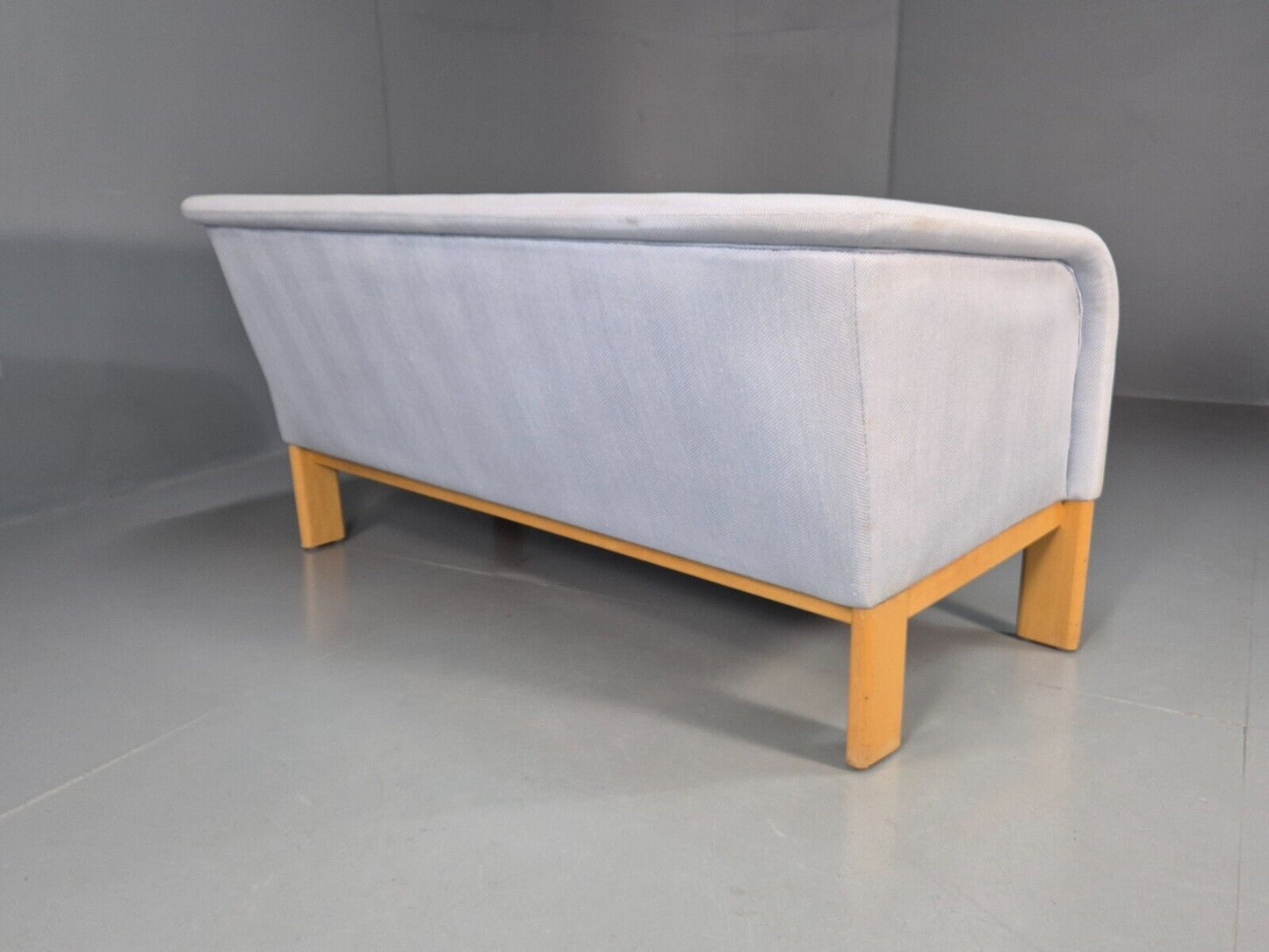 Vintage Swedish 2 Seat Sofa Blue Wool MId century Retro 1970s EB7669 M2SS - UKDK FURNITURE