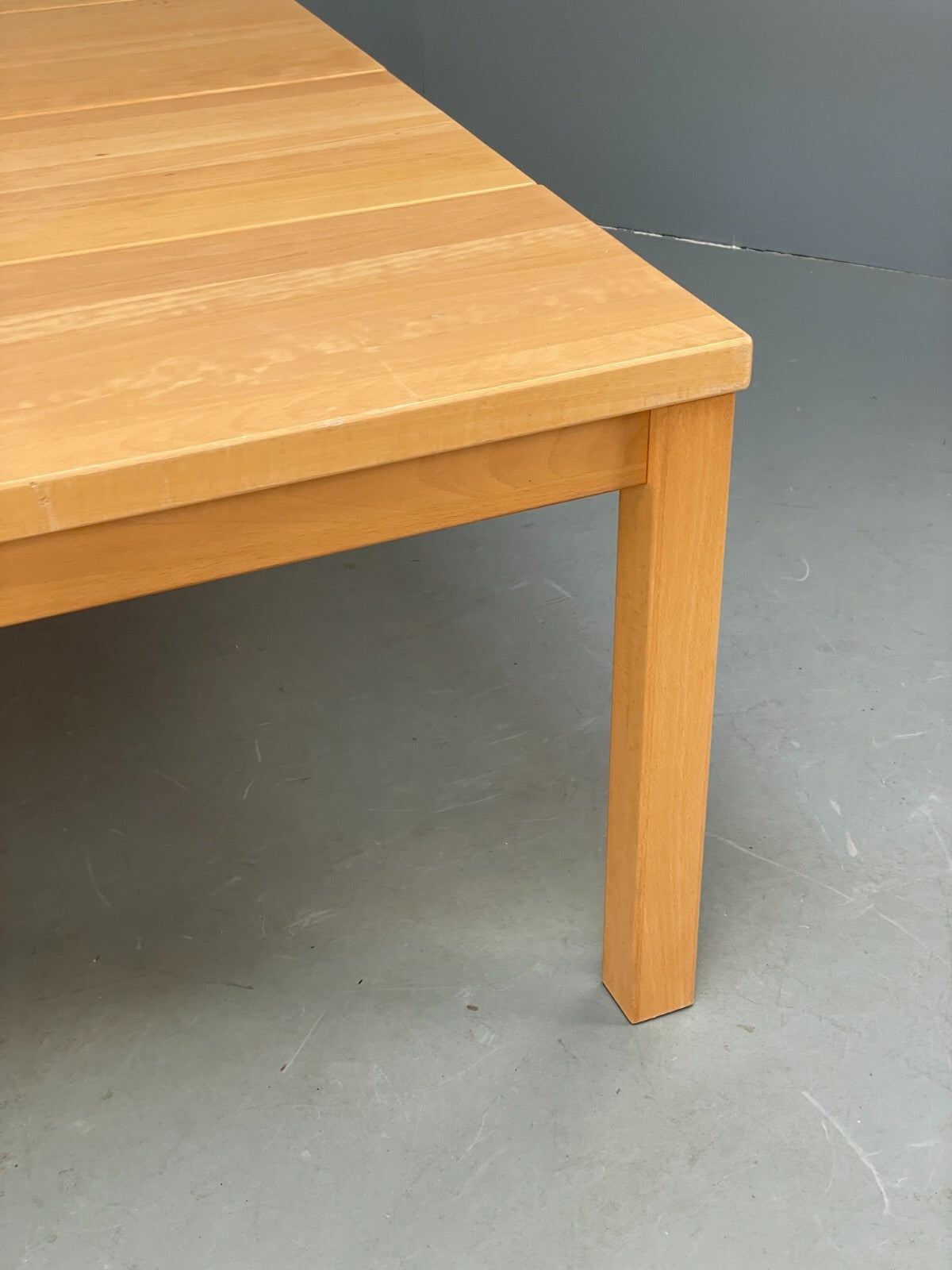 Vintage Danish Coffee Table By Rubby Solid Beech Extension EB8825 MWOO - UKDK FURNITURE