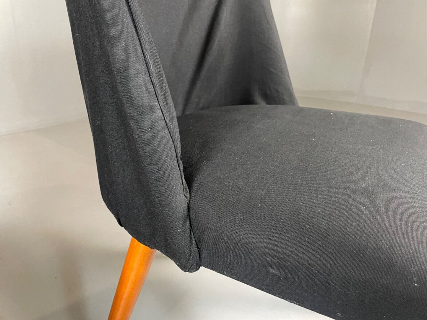 Danish Pair of Mid Century Beech & Fabric Chairs, Retro, Vintage EB4602 MNOR - UKDK FURNITURE