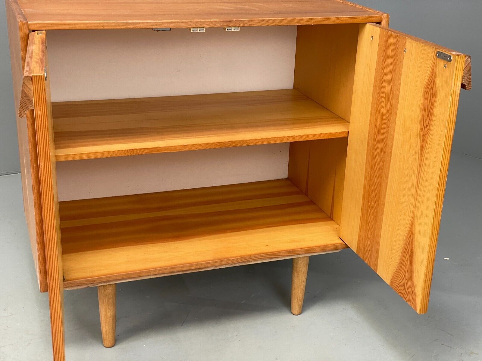 Vintage Czechoslovakian Pine Cupboard Modernist Style 1980s EB6907 MWOO - UKDK FURNITURE