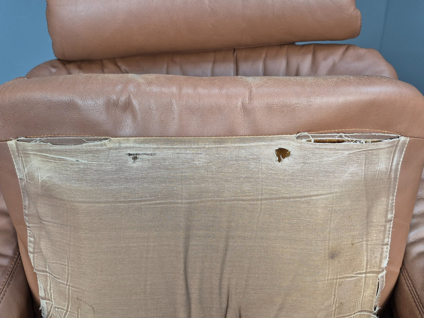 Vintage Skippers Apollo Brown Leather Bentwood Lounge Chair Danish EB9306 MBEN - UKDK FURNITURE