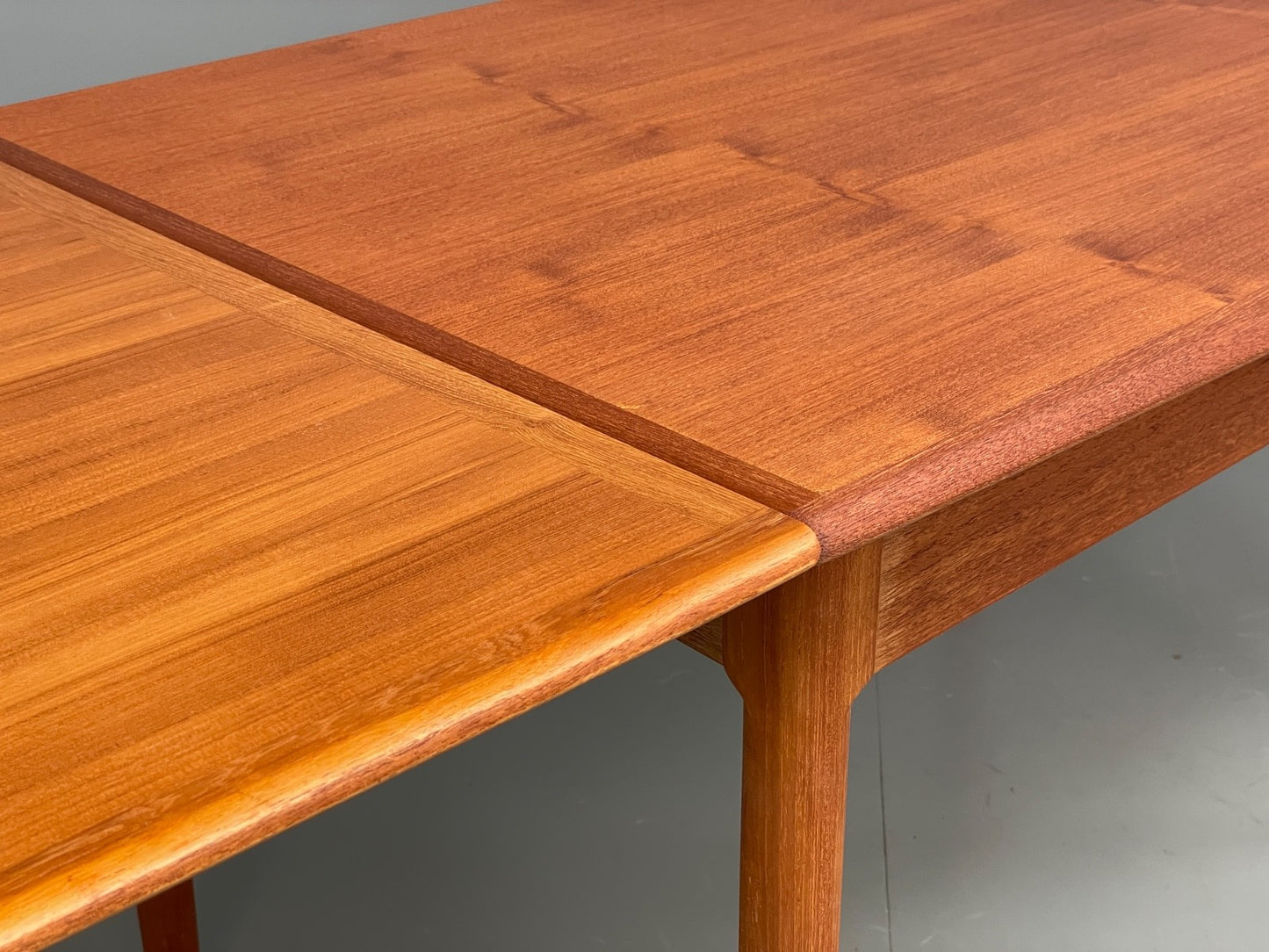 Vintage Teak Extending Dining Table Danish Design 1970s EB10001 MWOO - UKDK FURNITURE