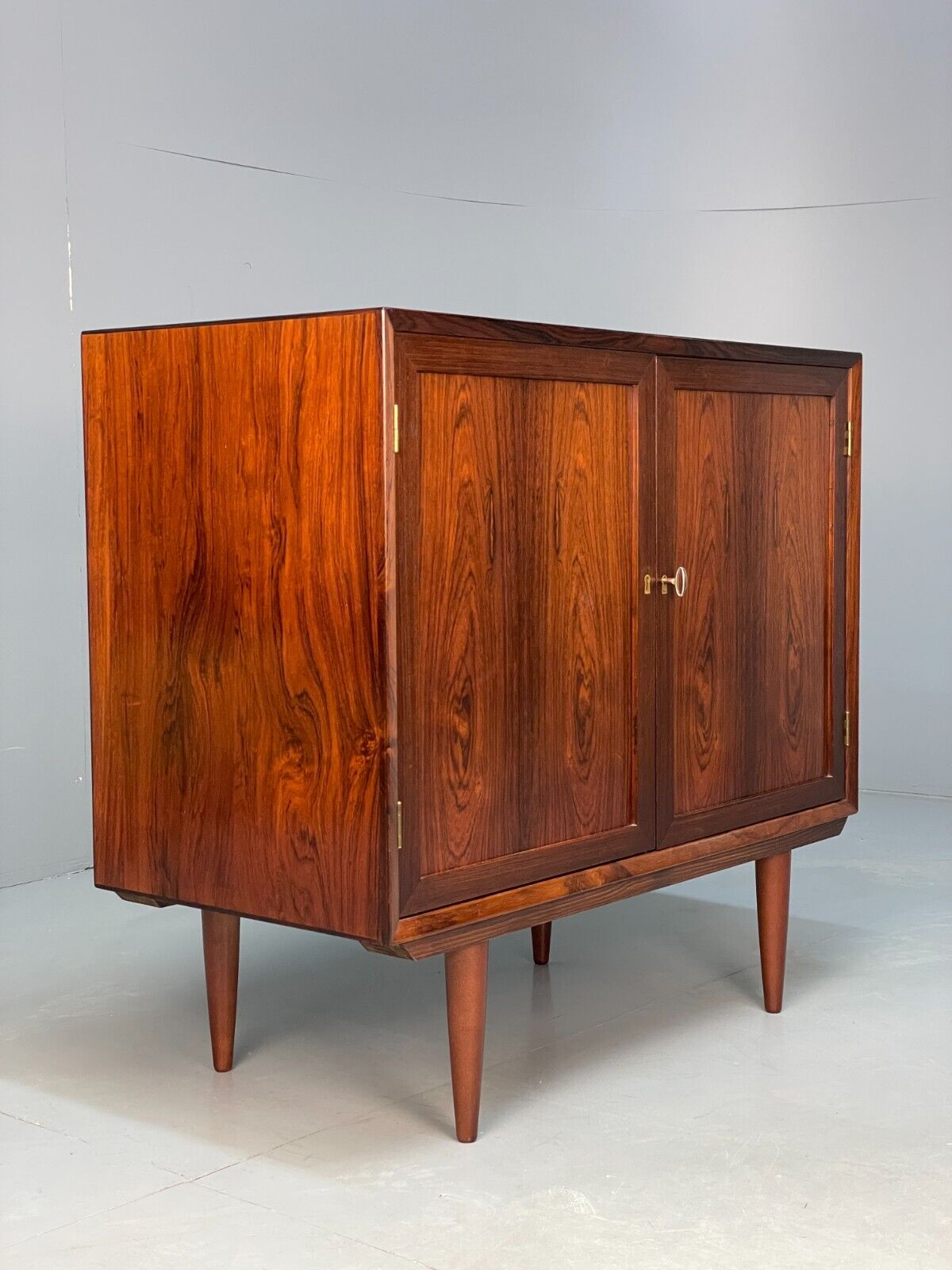 Vintage Danish Double Door Cabinet By LYBY Møbler Mid Century EB8844 MWOO - UKDK FURNITURE