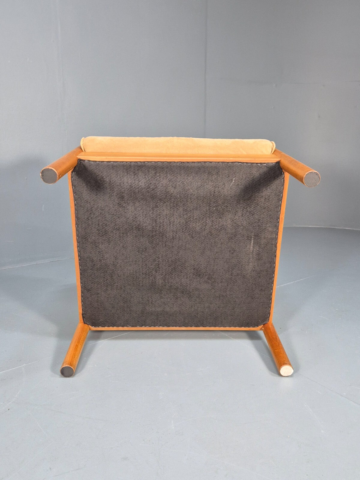 Nielaus and Jeki Vintage Danish Lounge Chair Curved Beech Frame MCM EB9309 MNOR - UKDK FURNITURE