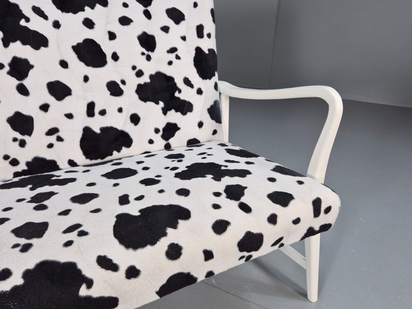 Vintage Danish Mid Century Sofa Cow Print Retro 1950s MCM EB9393 M2SS - UKDK FURNITURE