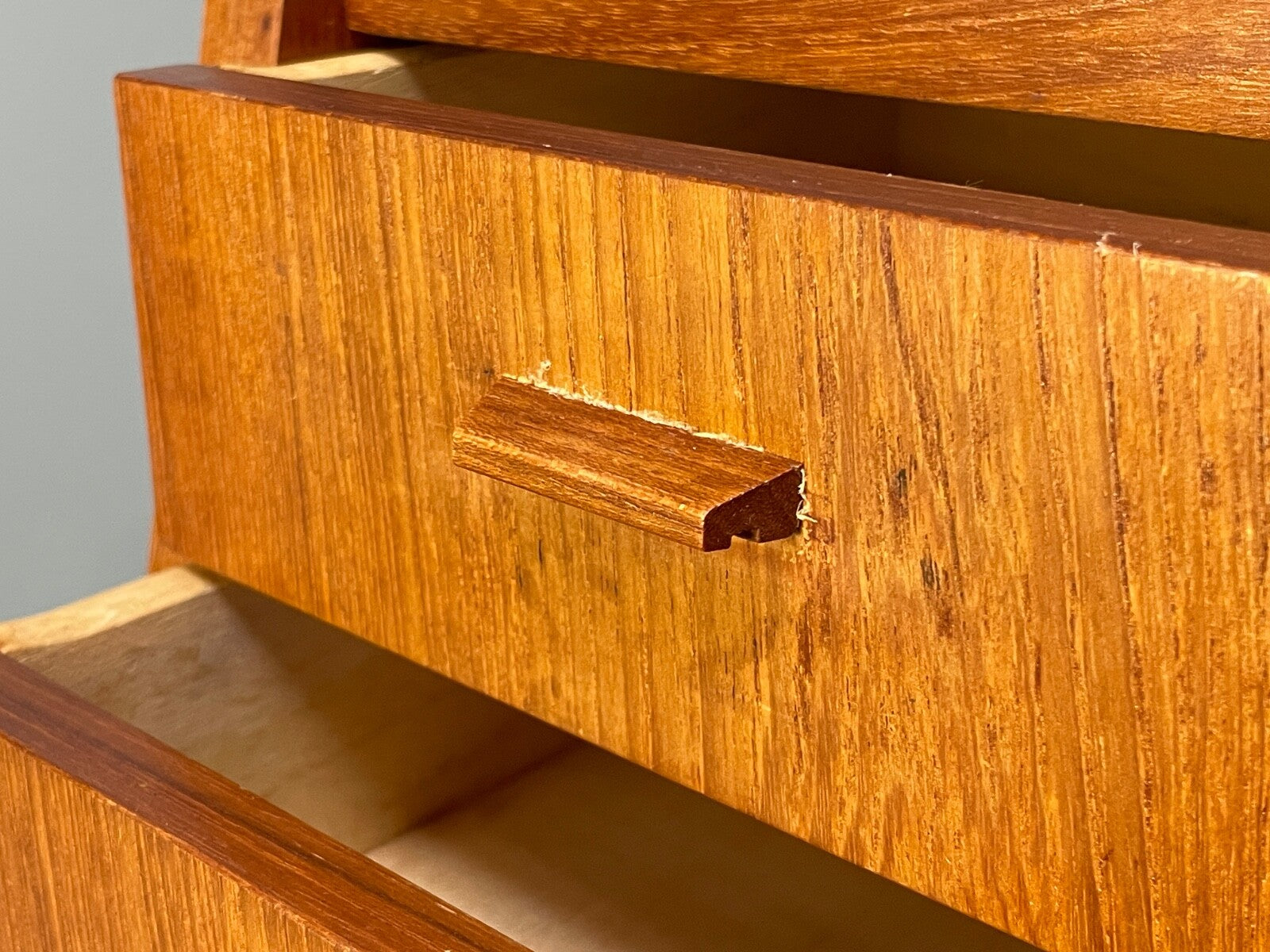Vintage Teak Writing Desk Danish Mid Century Drawers Bureau EB8809 MWOO - UKDK FURNITURE