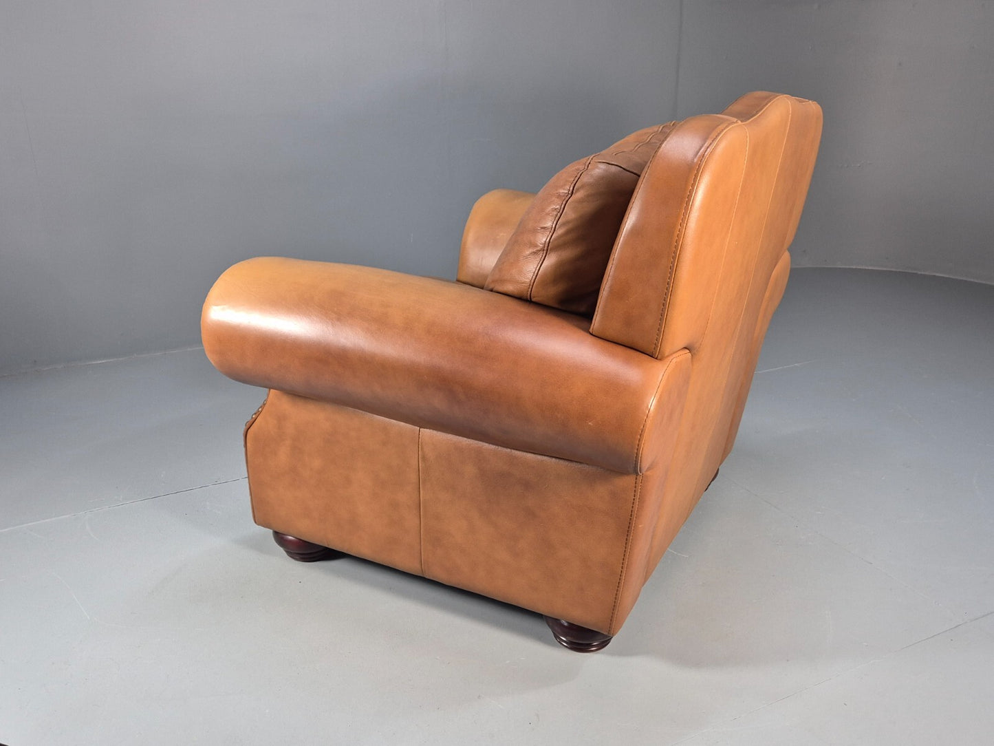 Vintage Leather Club Chair 1980s Danish Retro EB9642 VLEA - UKDK FURNITURE