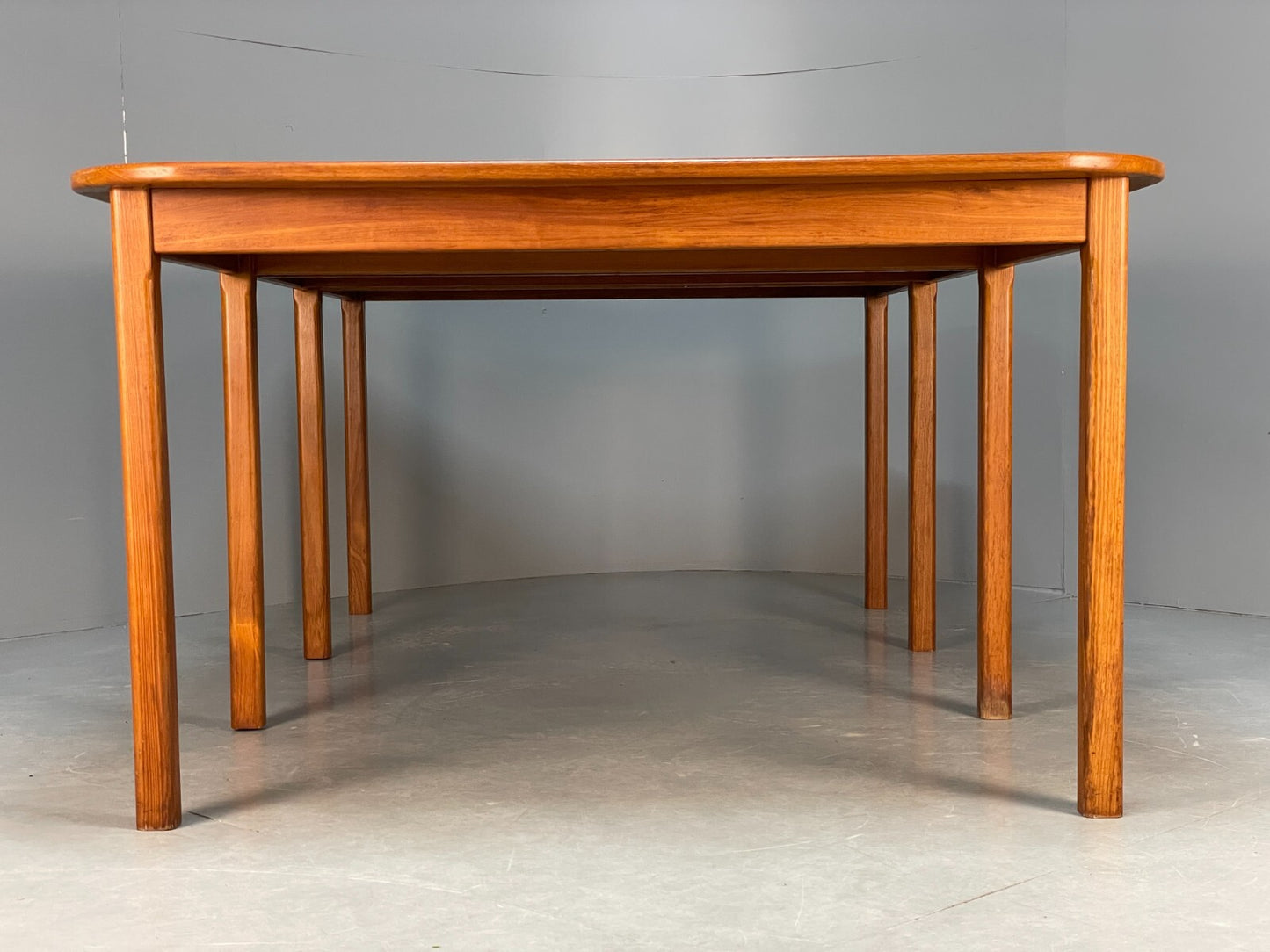 Vintage Solid Teak Extending Modular Rectabgular Dining Table Unique EB8848 MWOO - UKDK FURNITURE