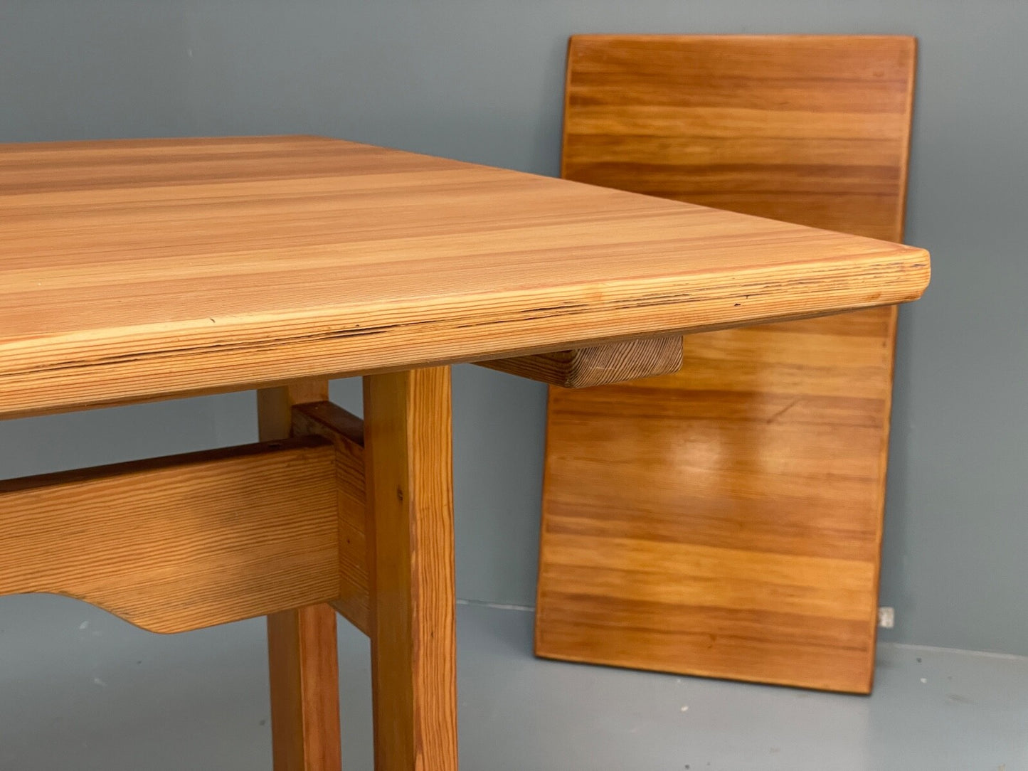 Vintage Danish Pine Dining Table Extending Mogensen Shaker Style EB9434 MWOO - UKDK FURNITURE