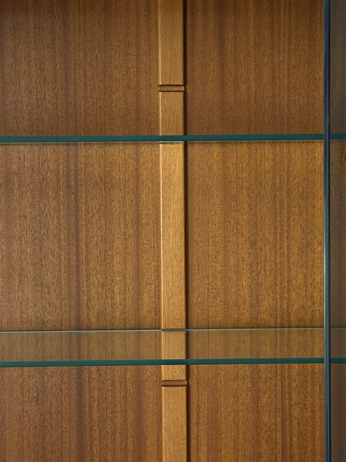 Vintage Teak Shelving Unit Cocktail Cabinet Glazed Retro 1970s EB10011 MWOO - UKDK FURNITURE