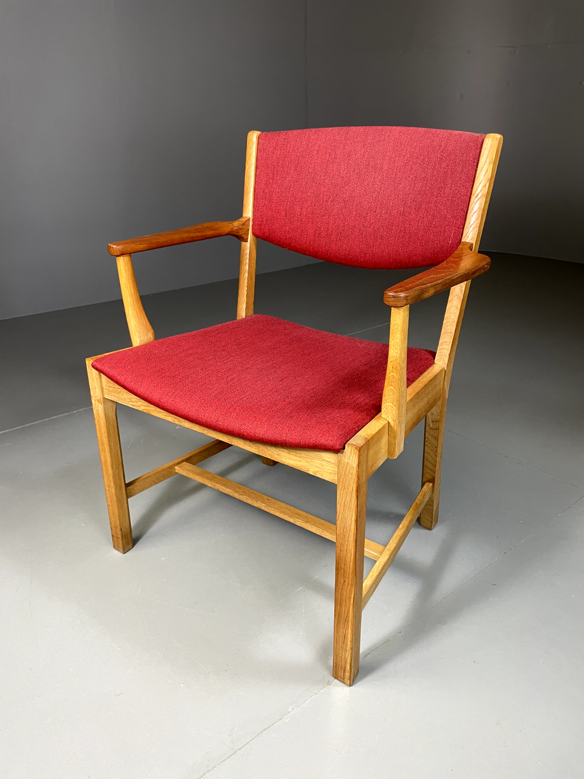 Vintage Danish Oak and Teak Desk Chair, MCM, Retro, 1950s, 1960s, EB5384 MDIN - UKDK FURNITURE
