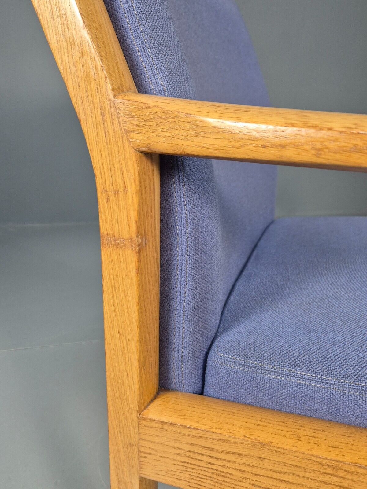 Vinrtage Danish Oak Framed Lounge Chair by Soro Stolefabrik 1990s EB9053 MNOR - UKDK FURNITURE