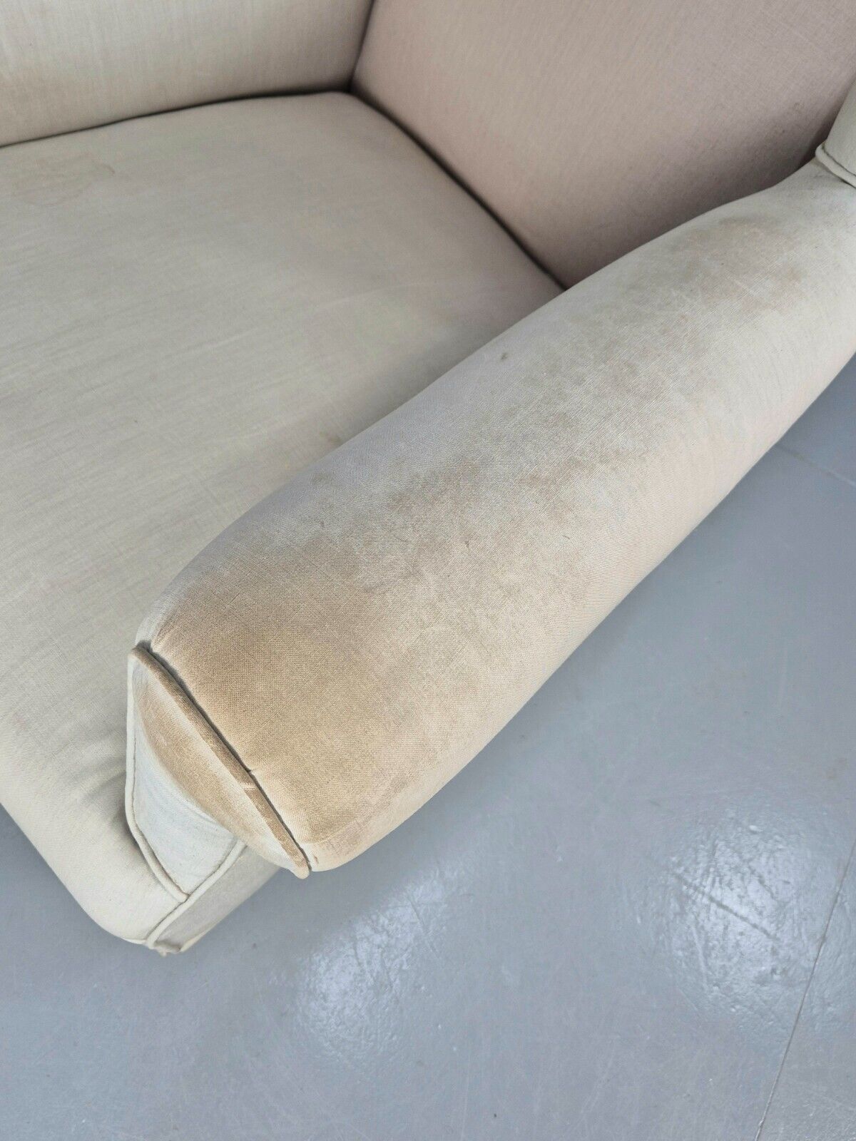 Vintage Wingback Lounge Chair Calico Antique Upholstery Project EB8735 VCLO - UKDK FURNITURE