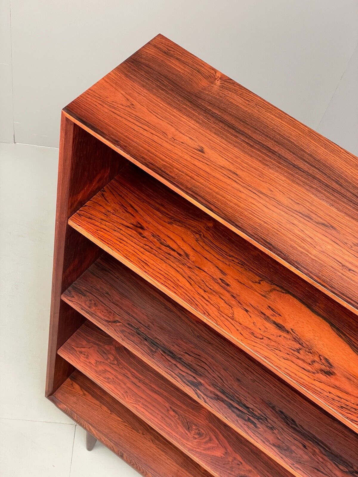 Vintage Danish Bookcase Midcentury Brouer Style Adjustable Shelving EB9413 MWOO - UKDK FURNITURE
