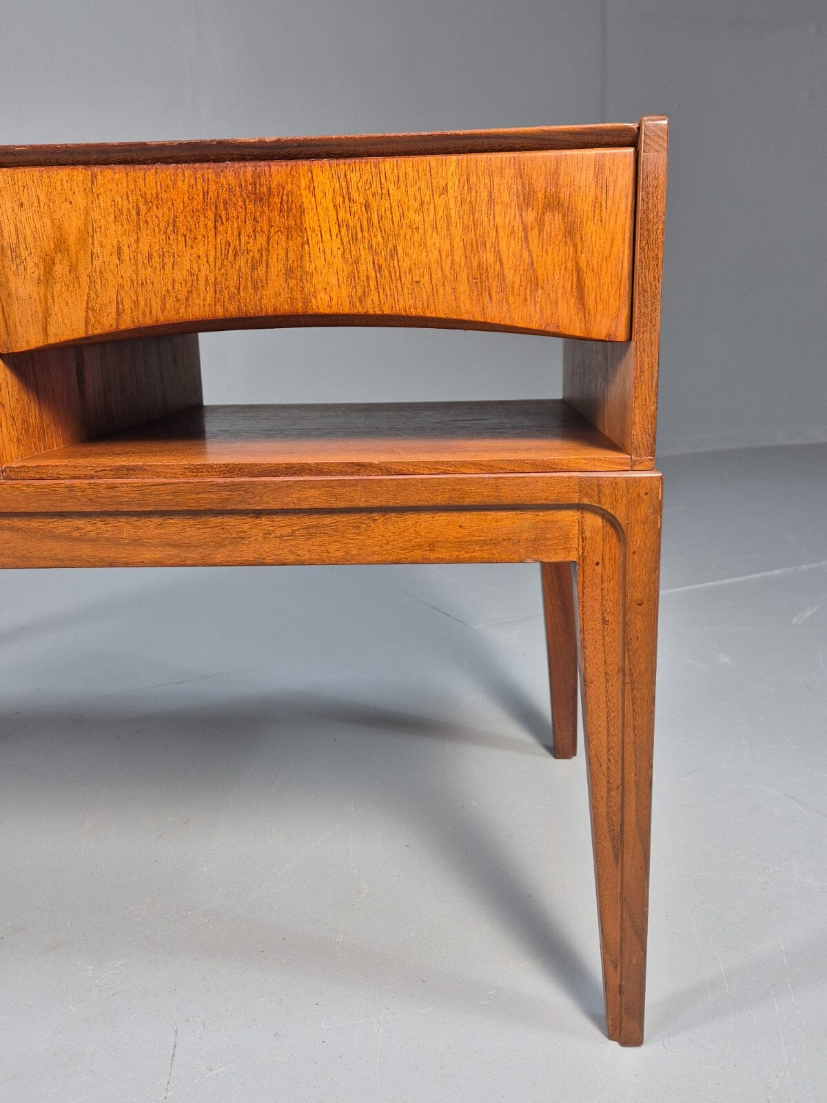 Vintage Teak Telephone Seat Drawer Mid Century Retro 1970s EB9085 MWOO - UKDK FURNITURE