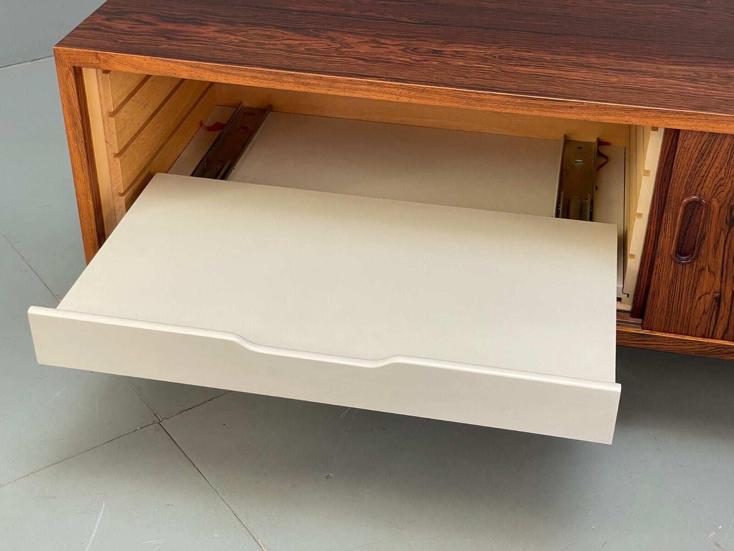 Vintage Danish Media Unit TV Stand HiFi Cabinet By Poul Hundevad EB9511 MWOO - UKDK FURNITURE