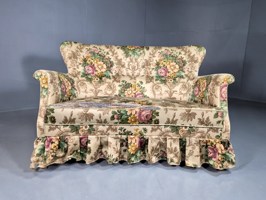 Vintage Danish 2 Seat Sofa For Reupholstery Organic Modern MCM RetroEB7394 V2SS - UKDK FURNITURE