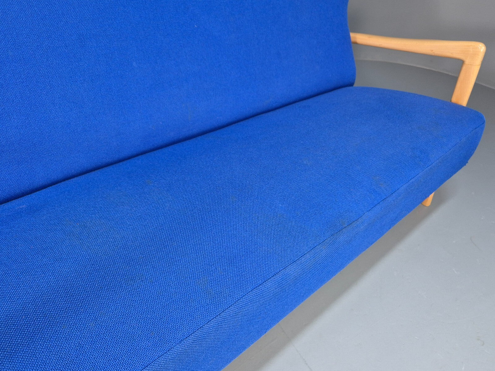 Vintage Fritz Hansen 2 Seat Sofa Soren Hansen Design 1940s MCM EB9016 M2SS - UKDK FURNITURE