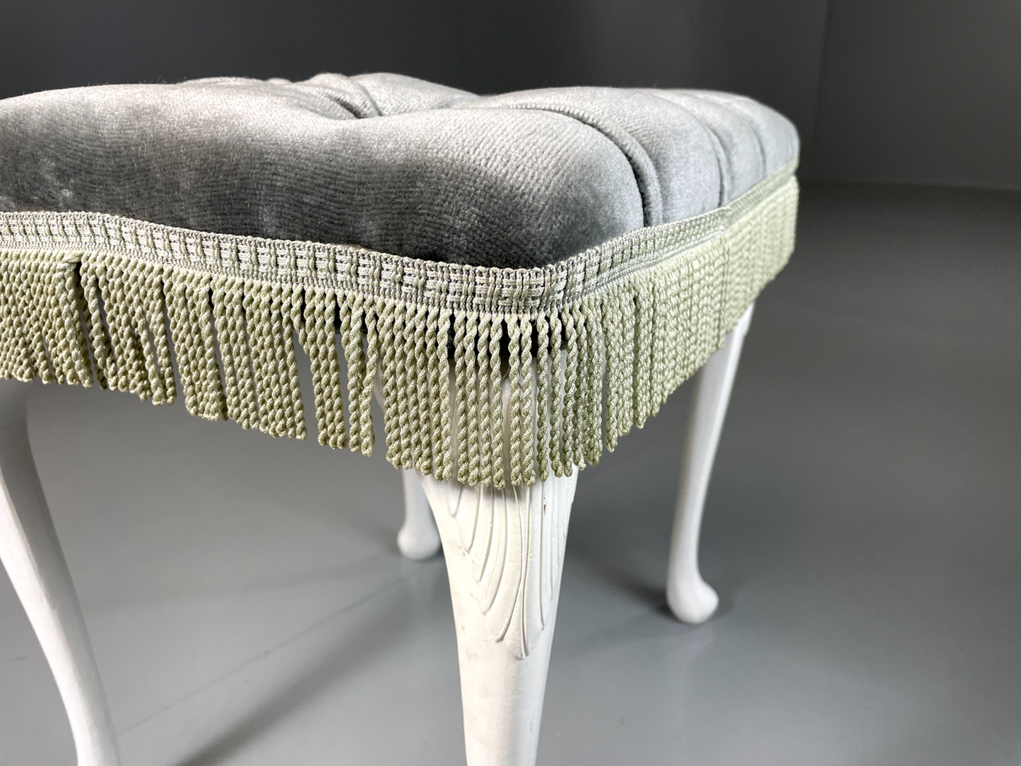 Vintage Bedroom Stool, Kitsch, 1980s, Retro, EB5708 VWOO - UKDK FURNITURE