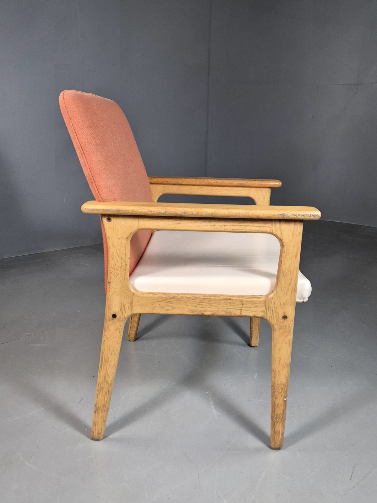 Vintage Danish Elbow Chair Oak Frame Odense Mobler Retro MCM EB6983 MNOR - UKDK FURNITURE